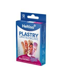 HELTISO, Plastry opatrunkowe Zestaw dla dzieci, Księżniczki i Wróżki, 12 szt.
