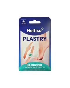 Heltiso, plastry na odciski z kwasem salicylowym, 4 szt.