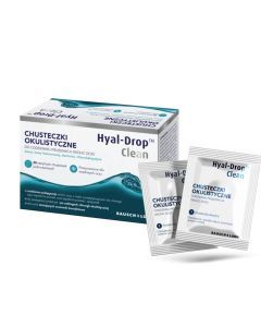 Hyal-Drop Clean, chust., okulistyczne, 20 sasz.