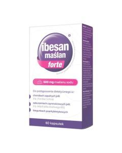 Ibesan maslan forte, kaps.,60 szt