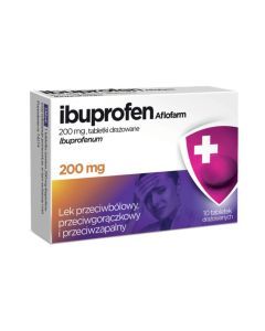 Ibuprofen, 200 mg, tabletki drażowane, 10 szt.