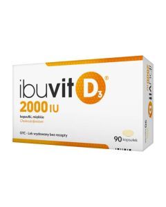 Ibuvit D3 2000 IU, 2000 IU, kapsułki miękkie, 90 szt.
