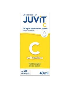 Juvit C, 100 mg/ml, krople doustne, 40 ml