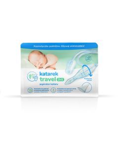 Katarek travel 2w1, aspirator do nosa, 1 szt.