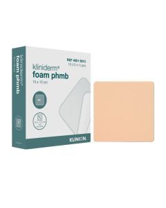 Kliniderm Foam PHMB, opatr.,20 cm x 20 cm,1 szt (z op.10szt)
