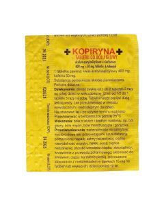 Kopiryna, 400 mg + 50 mg, tabletki, 6 szt.