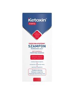 L’biotica Ketoxin Forte, Przeciwłupieżowy Szampon Wzmacniający, 200 ml