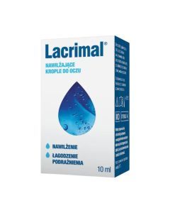 Lacrimal, krople do oczu, nawilżające,10 ml