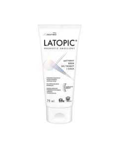 Latopic, aktywny krem do twarzy i ciała, 75 ml
