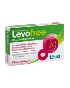 Levofree, 60 mg, tabl.powl., 20 szt