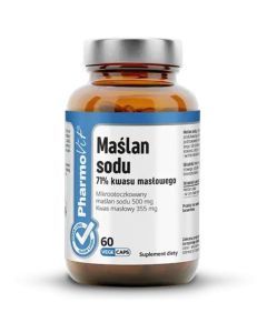 Pharmovit, Maślan sodu 71% kwasu masłowego, kapsułki, 60 szt.