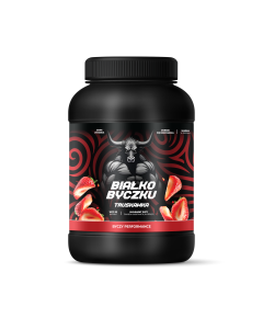 BYCZKU Białko Byczku truskawka, 1000g  