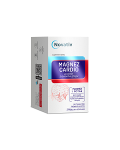 Novativ Magnez Cardio, tabl.powl.,50 szt