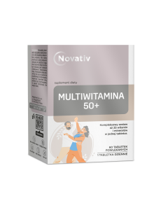 Novativ Multiwitamina 50+, tabletki powlekane, 60 sztuk