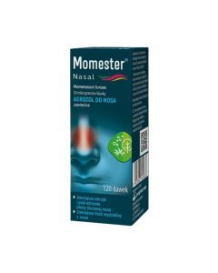 Momester Nasal, 50 mcg/dawke, aer.do nosa,120 dawek