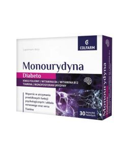 Monourydyna Diabeto, kaps.twarde, 30 szt