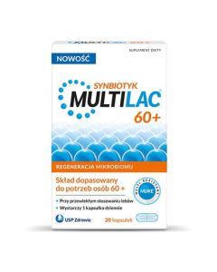 Multilac 60+, kaps., 20 szt