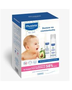 Mustela na Ciemieniuchę, krem + szampon, 40ml+150ml