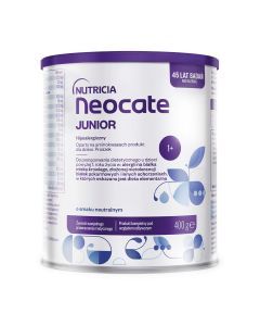 Neocate Junior 1+, żywność specjalnego przeznaczenia medycznego o smaku neutralnym, 400 g