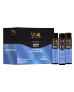 Vit4l Vital for life Shot magnezowy, płyn, 20 x 25ml