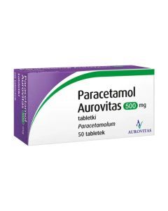 Paracetamol  Aurovitas, 500 mg, tabl., 12 szt