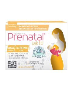 Prenatal Lakto, kaps.,30 kaps.miekkich+30 kaps.twardych