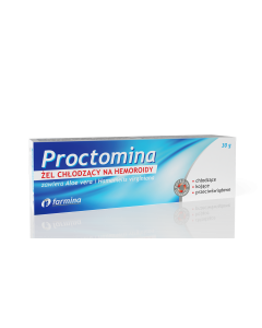 Proctomina, żel chłodzący na hemoroidy, 30 g