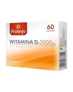 Protego Witamina D 2000, kapsułki elastyczne, 60 szt.