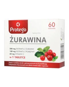 Protego Żurawina, tabletki powlekane, 60 szt.