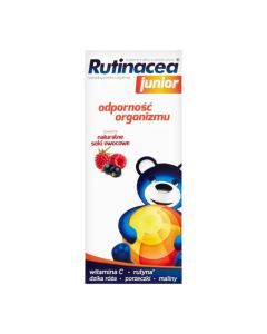 Rutinacea Junior, syrop, naturalne soki owocowe, 100 ml