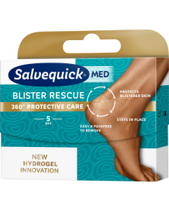 SALVEQUICK plastry Blister Rescue PIĘTY 5 szt. (pęcherze)