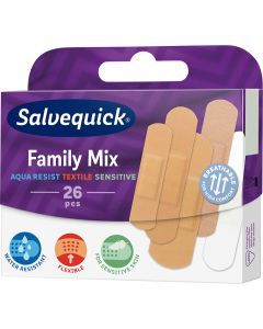 Salvequick Med, Family Mix, plastry, 26 szt.