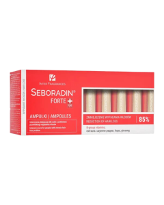 Seboradin Forte, ampułki przeciw wypadaniu włosów, 14 x 5,5 ml