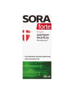 Sora Forte, 1%, (10 mg/ml), szampon leczniczy, 50 ml