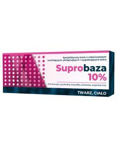 Suprobaza 10%, krem, nawilż.,pielęg.,wygładz.sk.,30g
