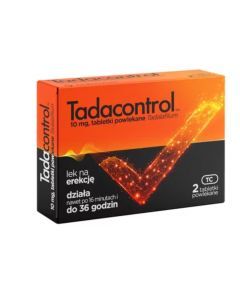 Tadacontrol, 10 mg, tabl.powl., 2 szt