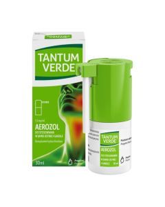 Tantum Verde, 1,5 mg/ml, aerozol do stosowania w jamie ustnej i gardle, 30 ml