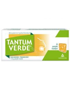 Tantum Verde sm.miod-pomar., 3 mg, pastyl.twarde, 20szt