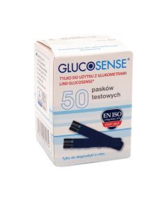 Test pask. Glucosense, 50 paskow