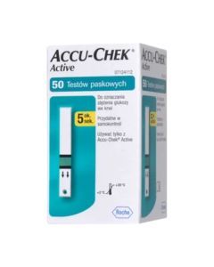 Test paskowy Accu-Chek Active, 50 pasków