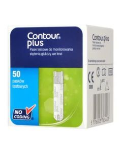 Test paskowy Contour Plus, 50 pasków