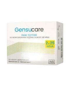 Test paskowy Gensucare, 2 x 25 szt