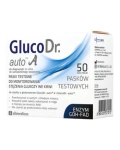Test paskowy GlucoDr. auto A, 50 pasków
