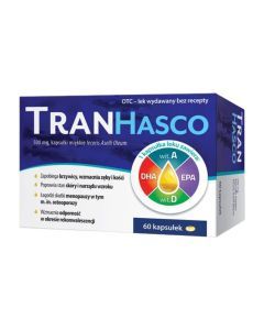 Tran Hasco, 500 mg, kapsułki miękkie, 60 szt.