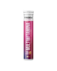Triggy Multiwitamina sm.malina, tabl.musuj., 20 szt