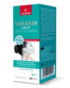 Vocarin Lacti, spray, do gardła, 30 ml