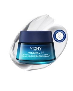Vichy Mineral 89, krem nawilżająco-regenerujący z melatoniną na noc, 50 ml