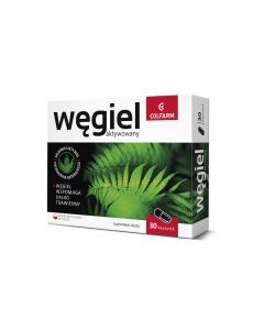 Colfarm, węgiel aktywowany, kapsułki, 30 szt.