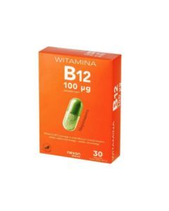 Nexon Pharma, Witamina B12 100 mcg, kapsułki, 30 szt.