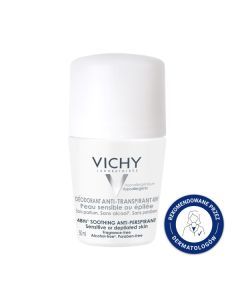 Vichy, antyperspirant w kulce do skóry wrażliwej lub po depilacji, 50 ml